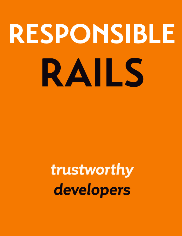 Buy Responsible Rails book now!